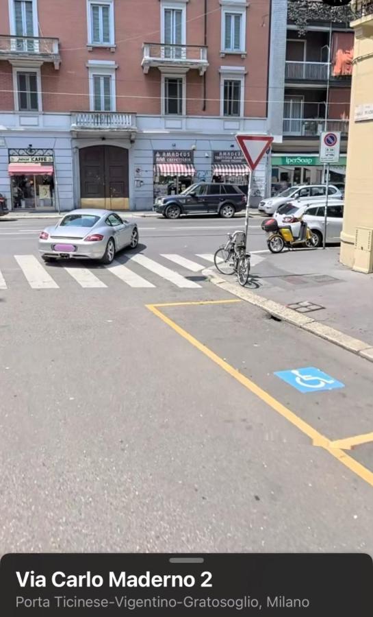 Апартаменты Prestigioso Trilocale Sui Navigli Con A/C & Wi-Fi Милан Экстерьер фото